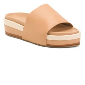 BEEK Leather Stripe Sandals